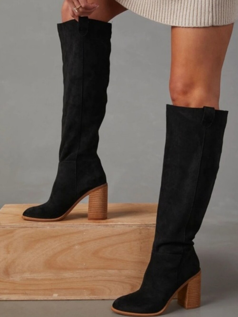 Oasis Society Saint Slouch Boot Black 8.5
